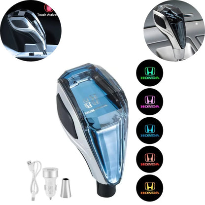 7-Color Crystal LED Gear Knob | Touch Sensor – Universal Fit