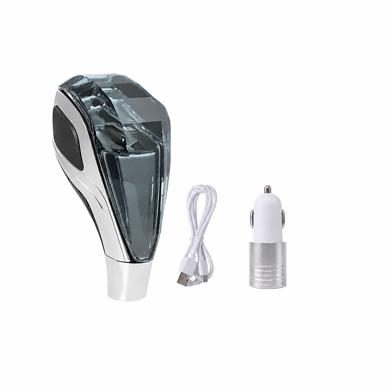 7-Color Crystal LED Gear Knob | Touch Sensor – Universal Fit
