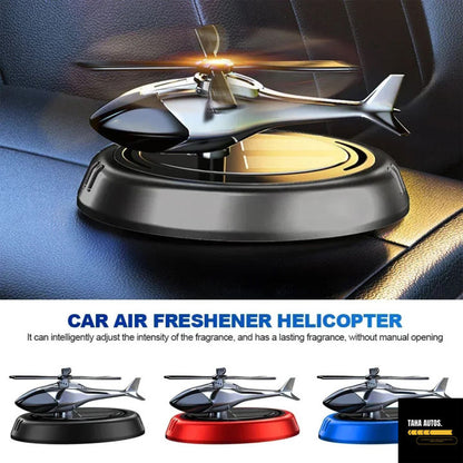Luxury Solar-Powered Rotating Helicopter Dashboard Ornament 🚁✨