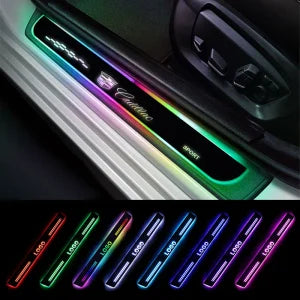Luxury Car LED Door Sill Protector Covers – Universal Car Scuff Guards (4PCS)
